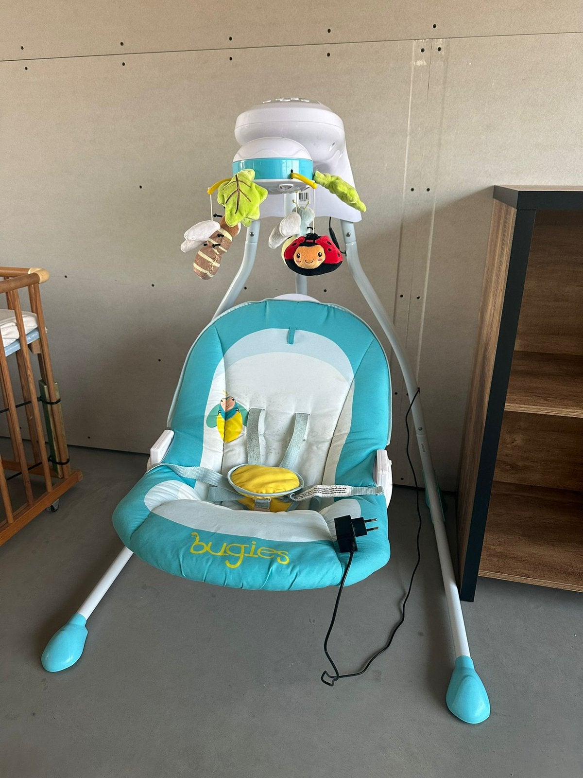Schommelstoel elektrisch instelbaar, Kinderen en Baby's, Gebruikt, Schommelstoel, Verstelbaar, Ophalen
