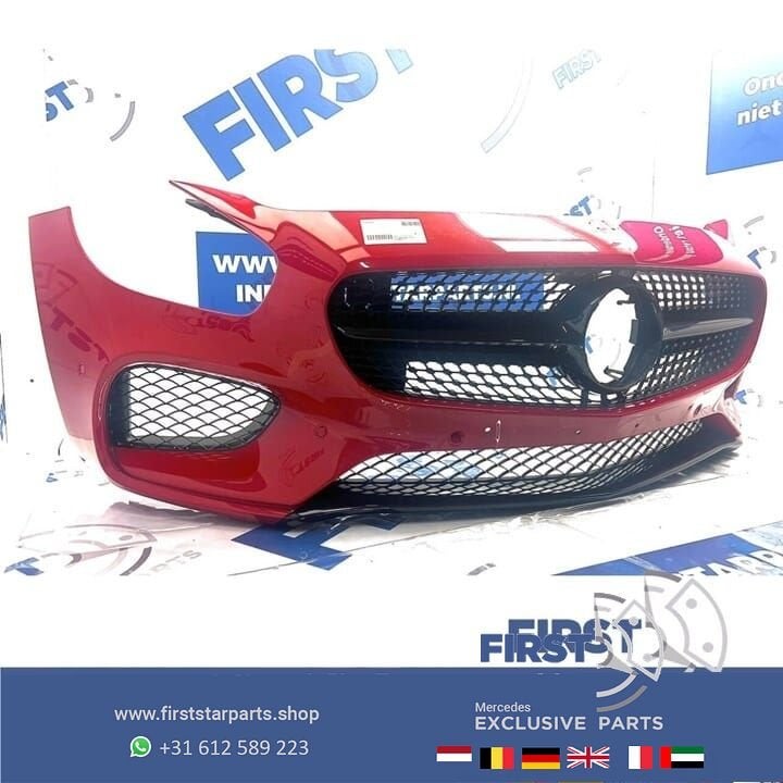 W190 AMG GT VOORBUMPER COMPLEET Mercedes GT GTC GTS AMG ORIG, Autos : Pièces & Accessoires, Utilisé, -, Avant, -