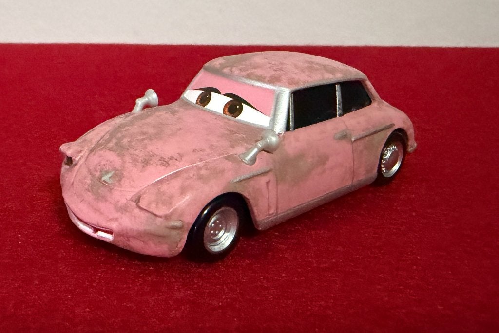 DISNEY CARS Geartrude DieCast 1:55, Enlèvement ou Envoi, Voiture