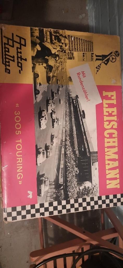 Fleischmann Racebaan met afstandsbediening + 4 auto's, Ophalen, Racebaan, Fleischmann, Zelf te bouwen