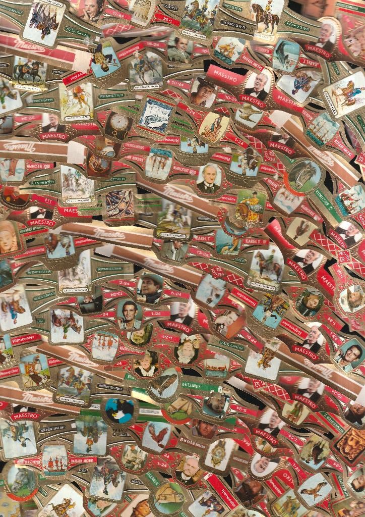 lot de 1000 très anciens bracelets à cigares de Varia,, Collections, Enlèvement ou Envoi, Utilisé, Bagues de cigare