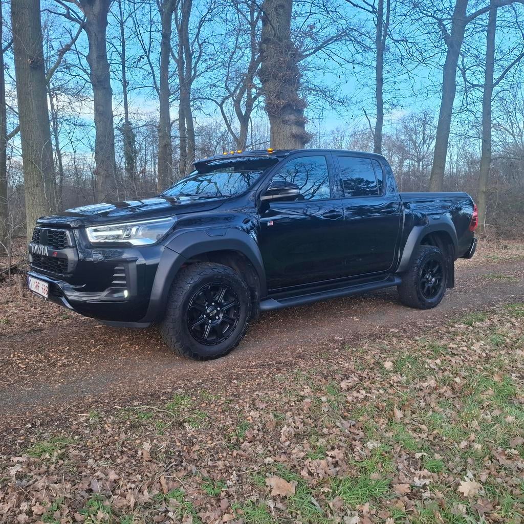 Toyota Hilux GR SPORT  2.8 D 2023, Auto's, Automaat, Zwart, Zwart, Leder