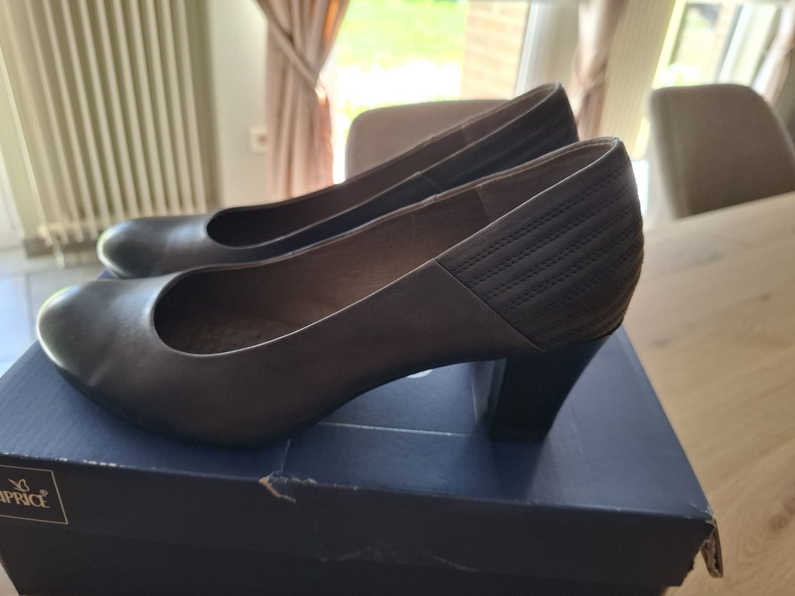 Nieuwe blauw/grijze pumps (40), Pumps, Blauw, Nieuw, Ophalen of Verzenden