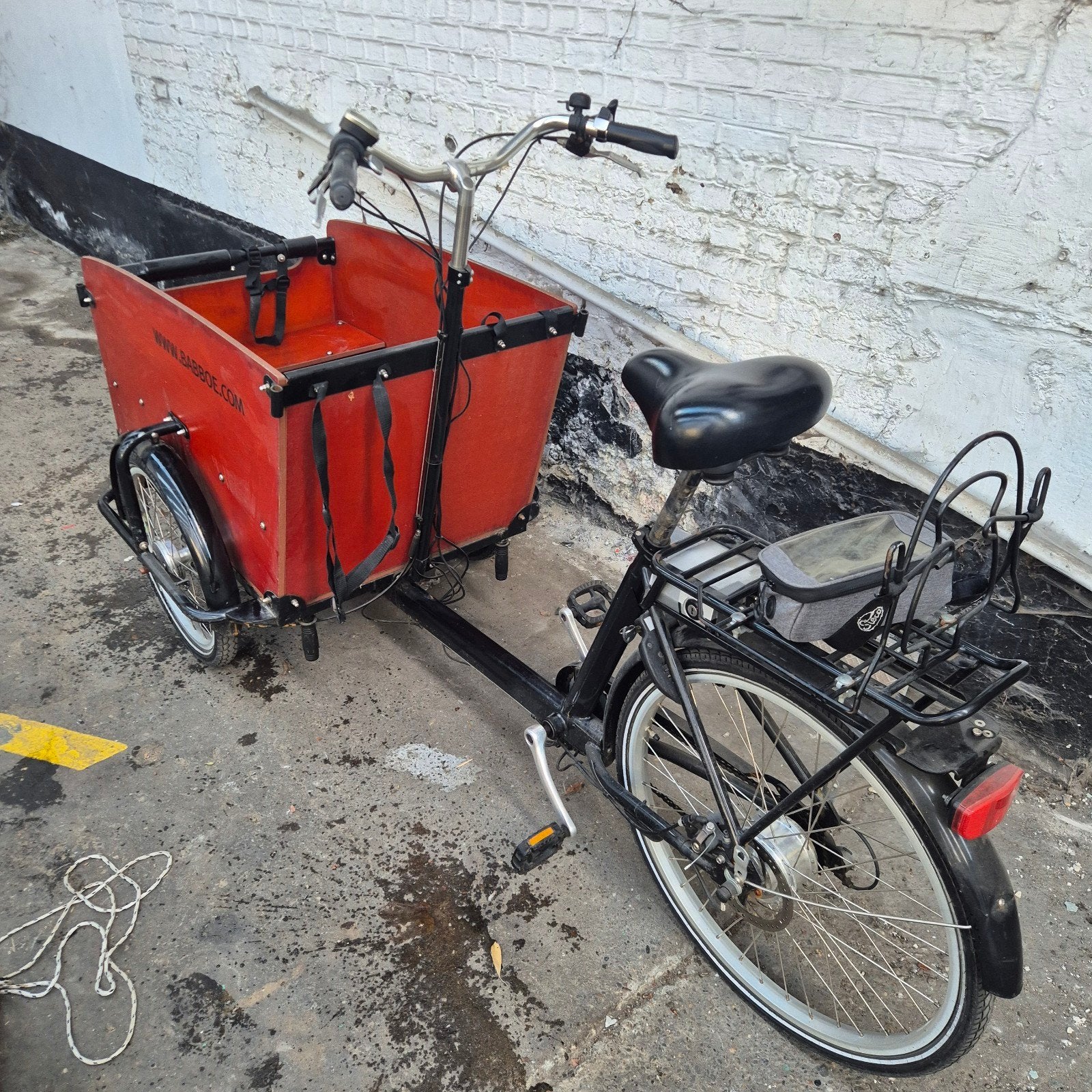 big babboe elektrische bakfiets, Ophalen