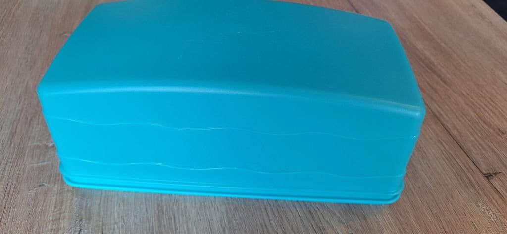 Blauwe cakedoos tupperware, Huis en Inrichting, Keuken | Tupperware, Ophalen