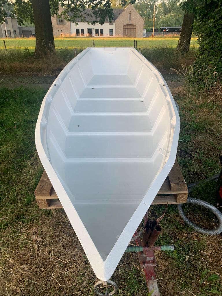Bootje met remorque, Sports nautiques & Bateaux, Enlèvement, Comme neuf