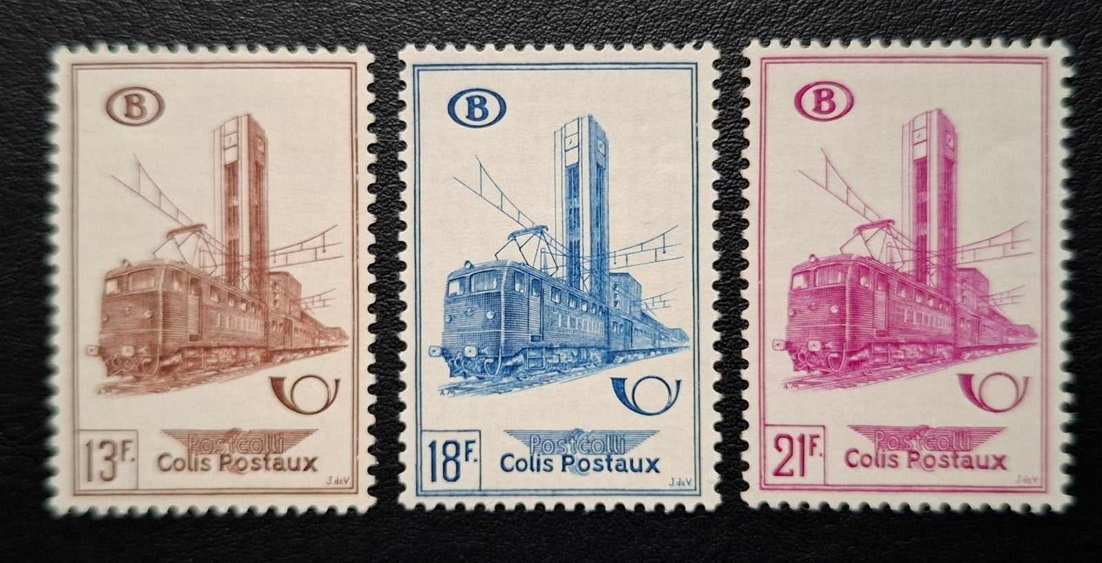 Belgique : COB TR355/57 ** Colis postaux 1954., Timbres & Monnaies, Timbres | Europe | Belgique, Sans timbre, Neuf, Enlèvement ou Envoi