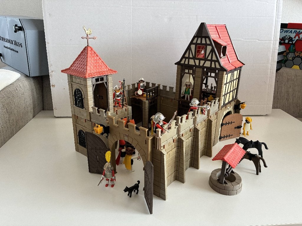 Playmobil Vintage Castle 3450/3446 avec figurines - Lot A7, Enfants & Bébés, Enlèvement ou Envoi, Kit complet, Utilisé, Knights