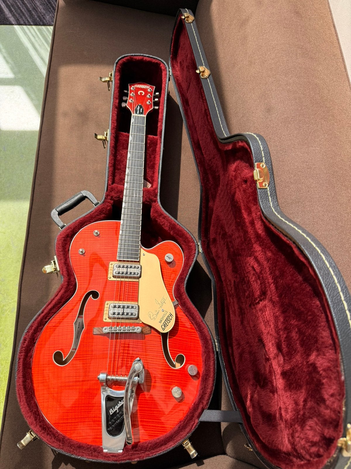 Gretsch Brian Setzer 2004 Absolute Mintstaat/Old New Stock, Ophalen, Zo goed als nieuw, Hollow body