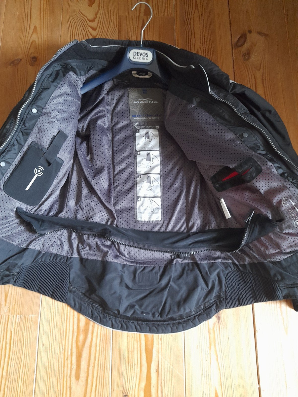 Motorjas met bescherming maat M, Motoren, Kleding | Motorkleding, Ophalen
