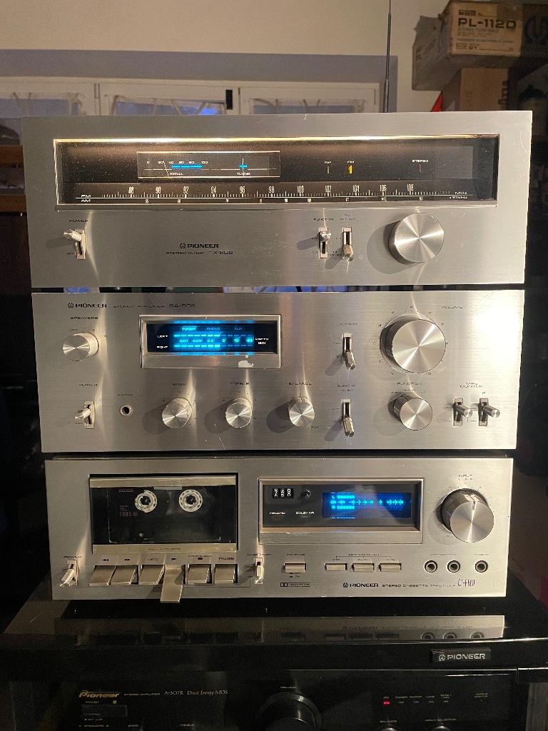 Pioneer Blue Line vintage hifi, Audio, Tv en Foto, Ophalen, Gebruikt, Pioneer
