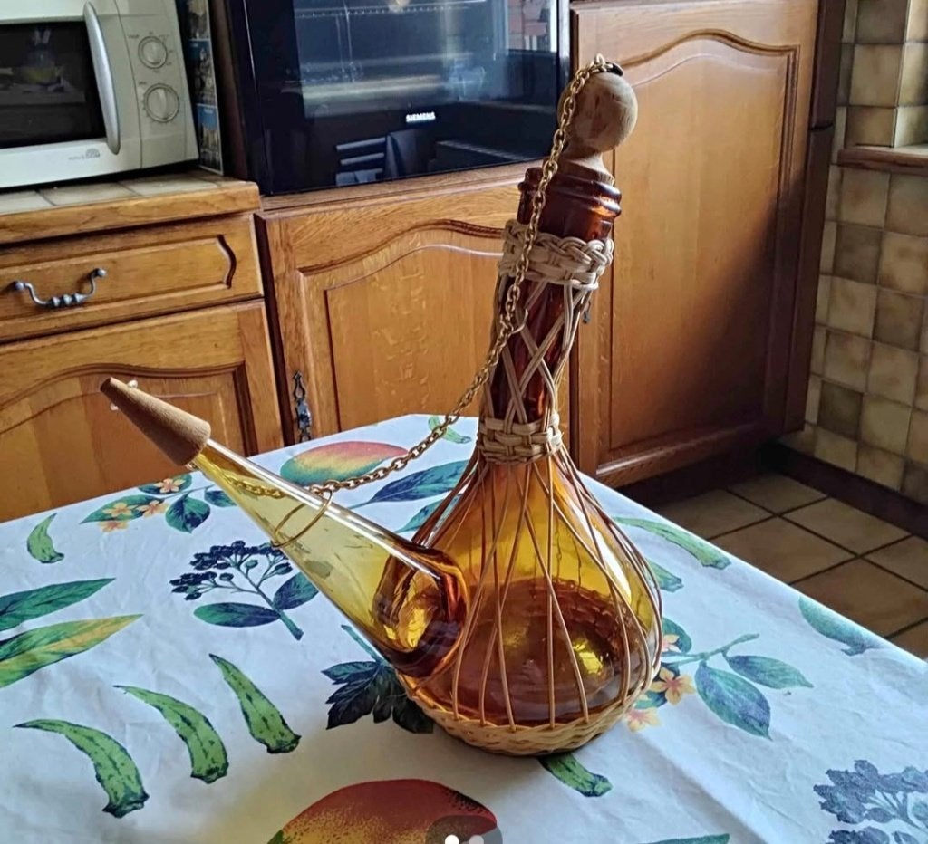 Ancien Porron. Pichet en verre, Antiquités & Art, Enlèvement
