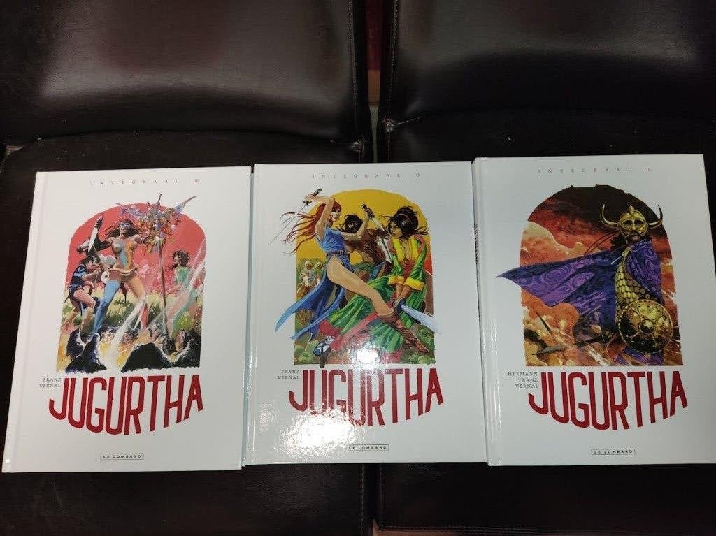 Jugurtha Integraal I, II en III HC, Boeken, Complete serie of reeks, Ophalen of Verzenden, Zo goed als nieuw, Jean-Luc Vernal
