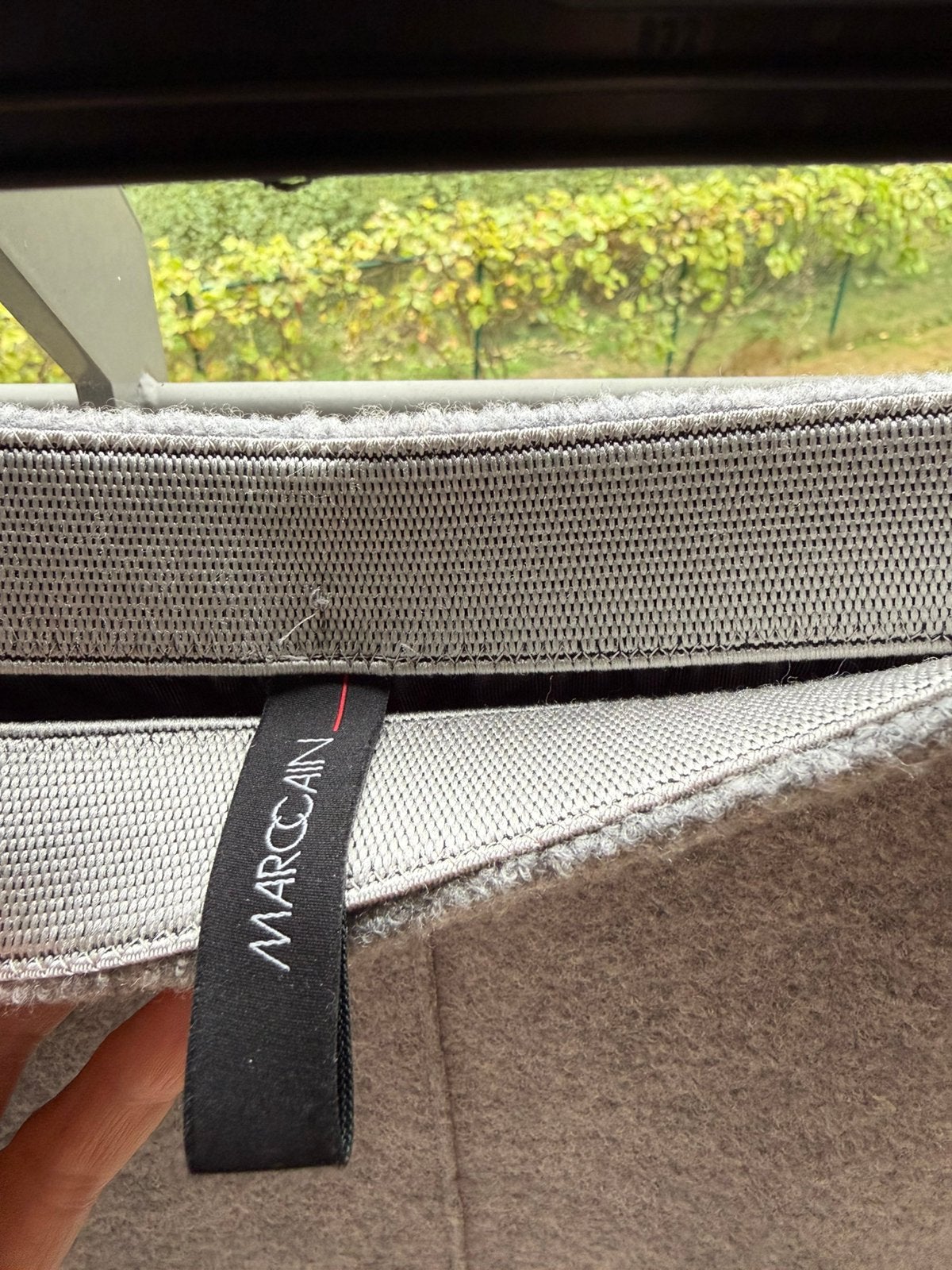 Grijze wollen rok van Marc Cain , maat S, 20 €, Kleding | Dames, Ophalen of Verzenden, Zo goed als nieuw, Maat 36 (S), Grijs
