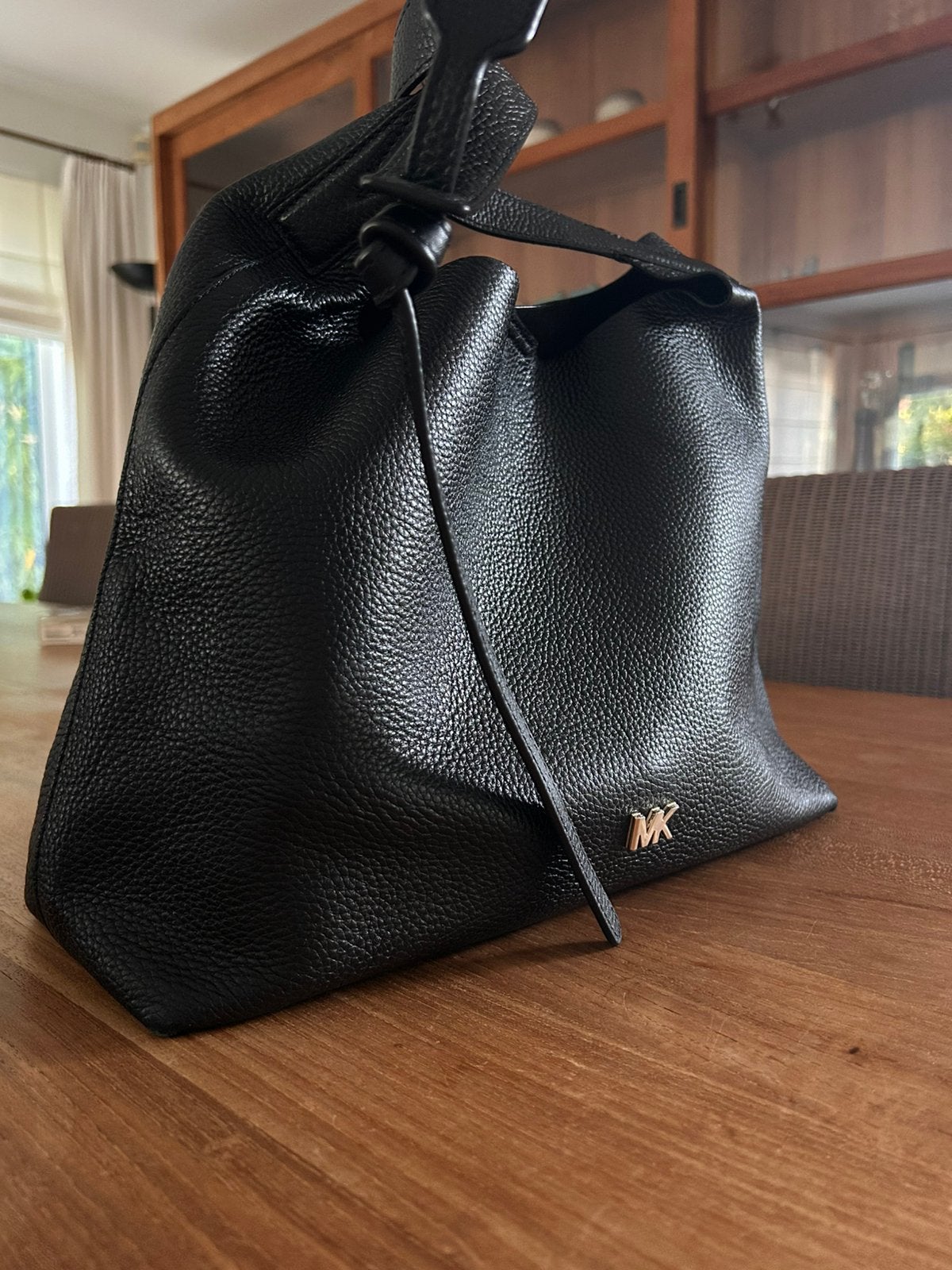 Handtas Michael Kors, Handtassen en Accessoires, Zwart, Zo goed als nieuw, Leder, Ophalen