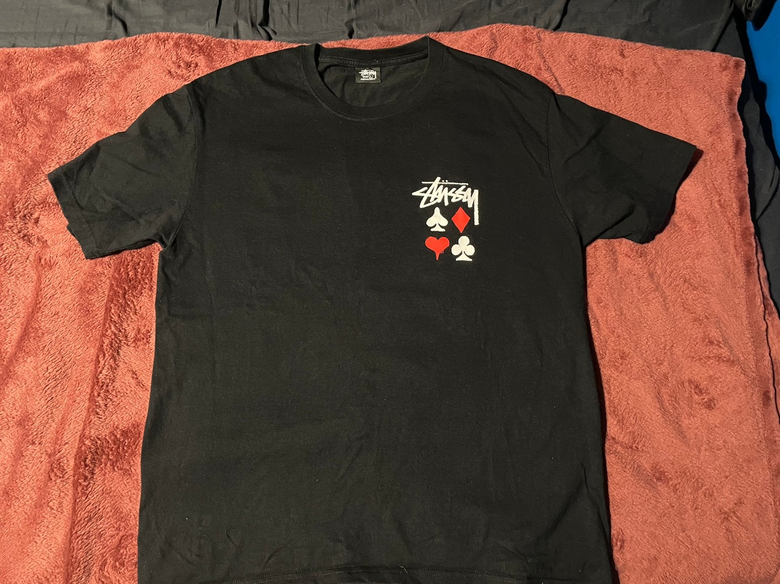 Chemise Stussy taille L, Enlèvement ou Envoi, Neuf, Taille 52/54 (L), Noir