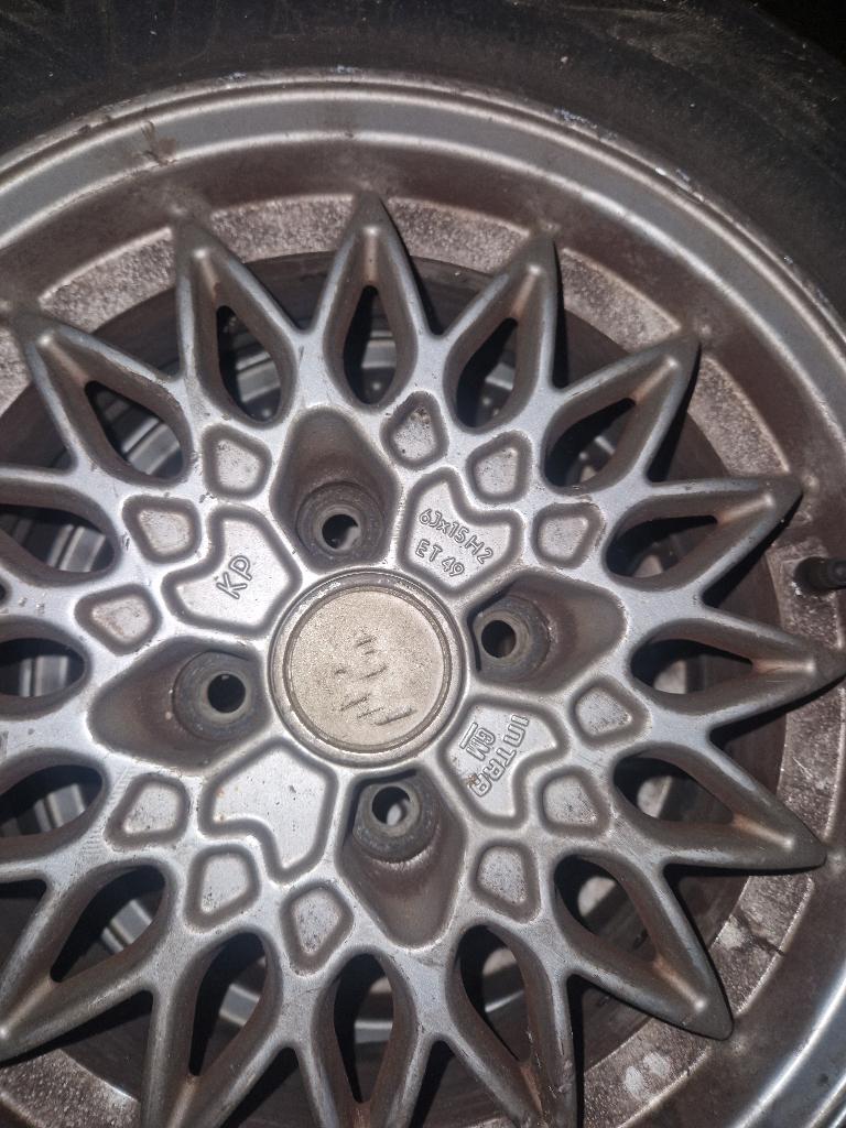 Opel INTRA velgen 15 inch GM 6Jx15 H2 e ET 49, Auto-onderdelen, Banden en Velgen, Gebruikt, 15 inch, Banden en Velgen, Ophalen of Verzenden