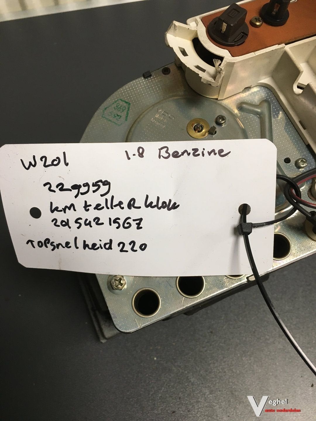 Mercedes W201 1986  1.8  Benzine      Km Tellerklok    nr:20, Gebruikt, -, -, Ophalen of Verzenden
