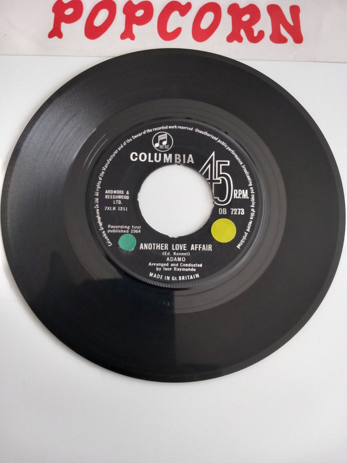 ADAMO. ANOTHER LOVE AFFAIR. OLDIES UK 45T, Enlèvement ou Envoi