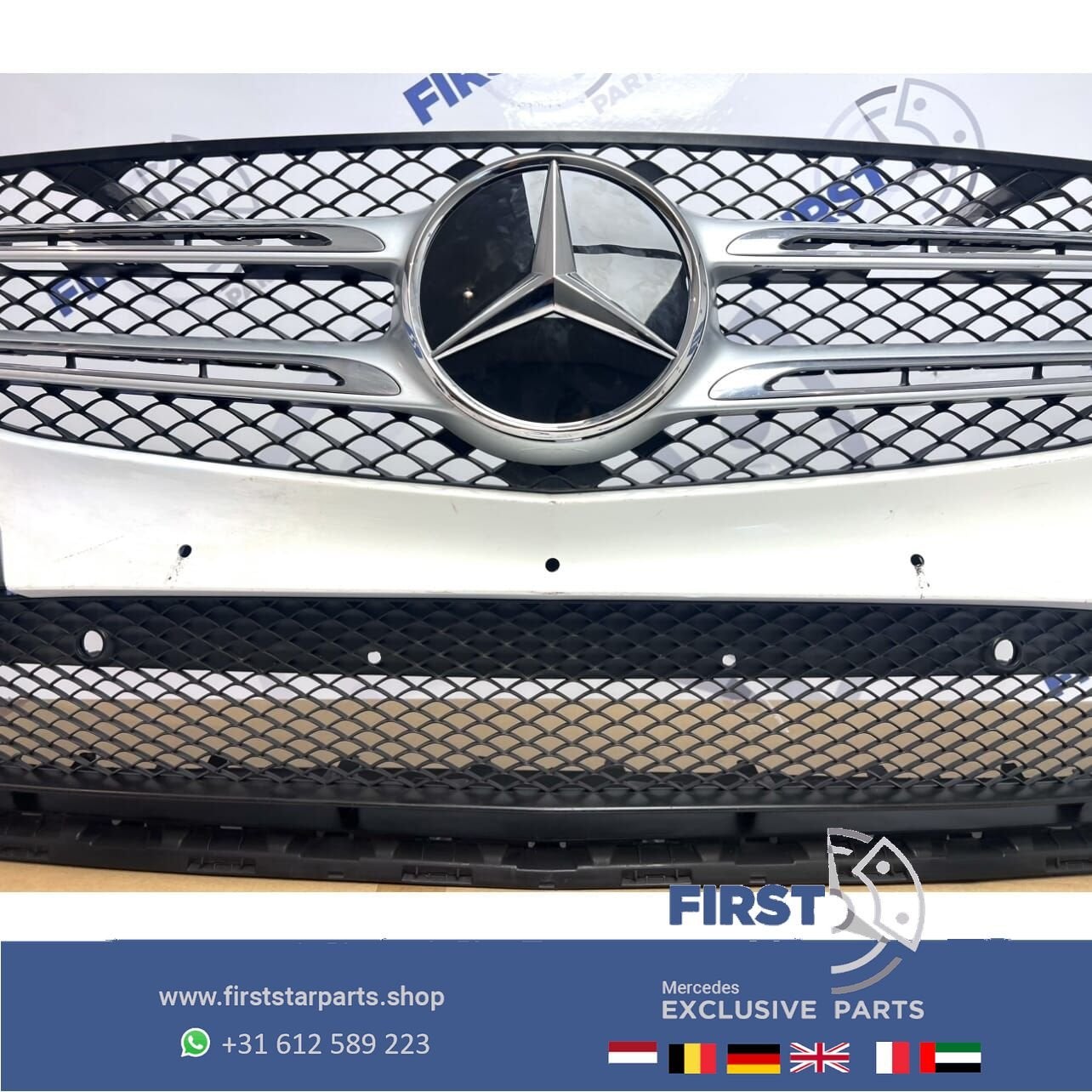 W253 VOORBUMPER WIT GLC AMG PRE-FACELIFT BUMPER origineel Me, Utilisé, -, Avant, -