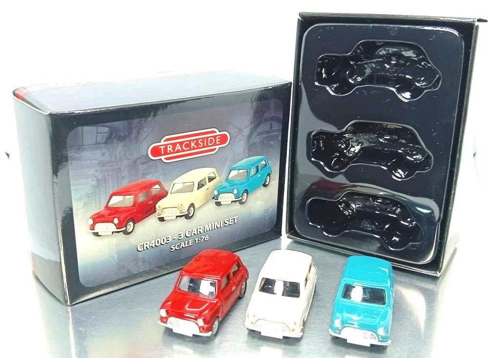 Mini Cooper set Trackside Corgi CR4003., Enlèvement ou Envoi, Comme neuf, Voiture