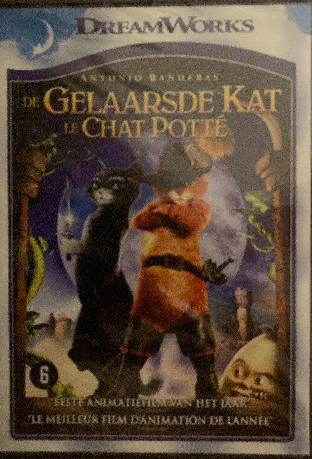 Le chat potté/de gelaarsde kat fr nl eng, Ophalen of Verzenden, Zo goed als nieuw