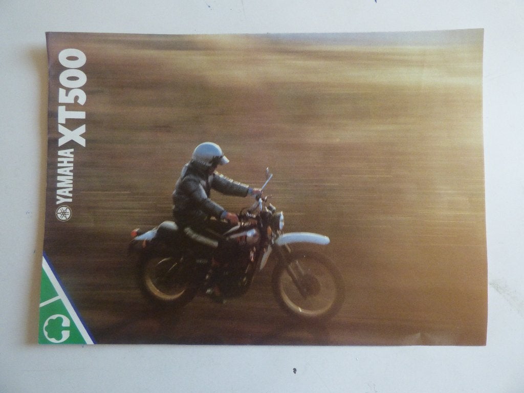 YAMAHA XT 500 FOLDER, Motoren, Handleidingen en Instructieboekjes, Ophalen of Verzenden, Yamaha