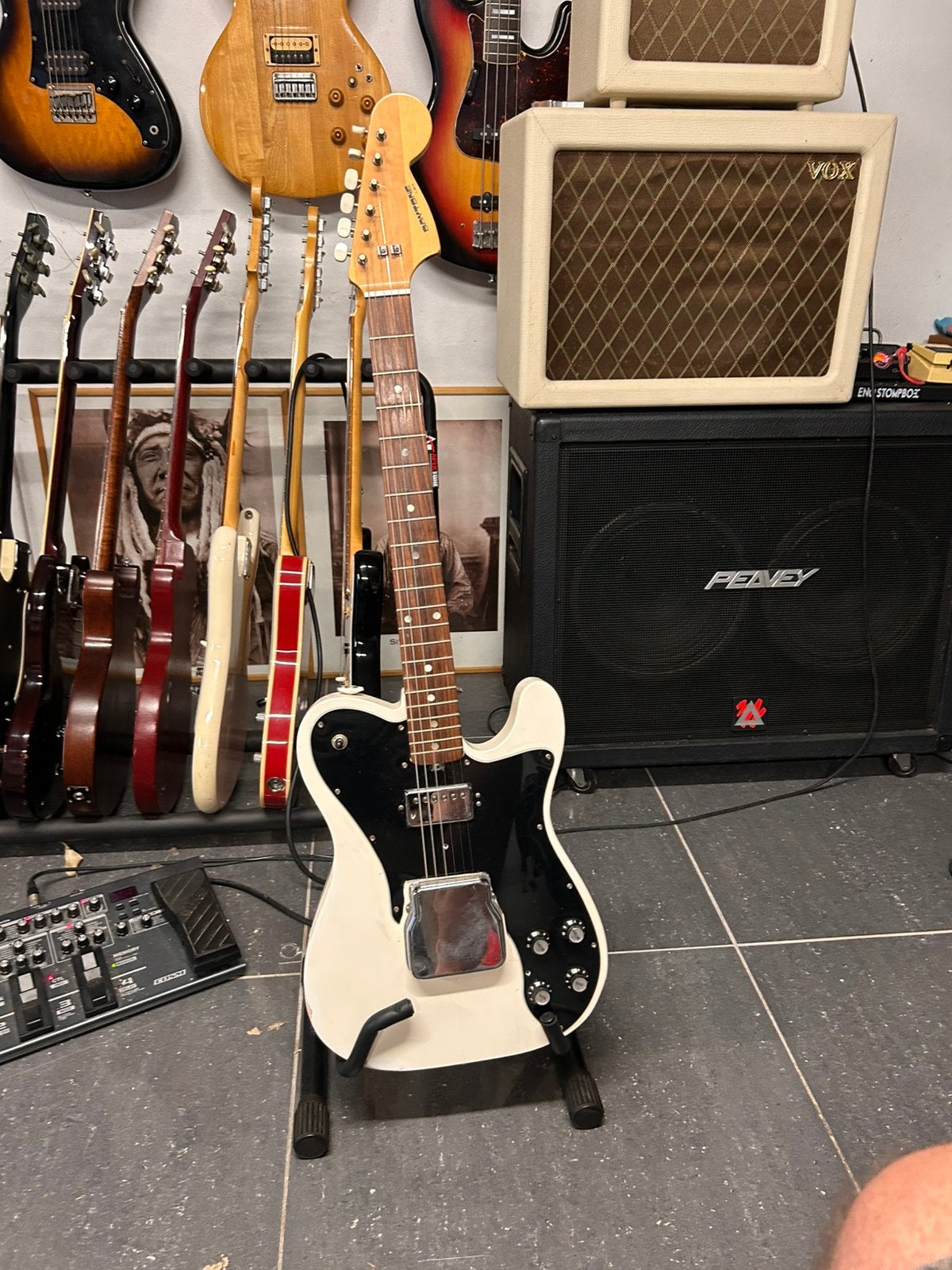 Dubbele humbucker ashtray tele, Ophalen, Zo goed als nieuw