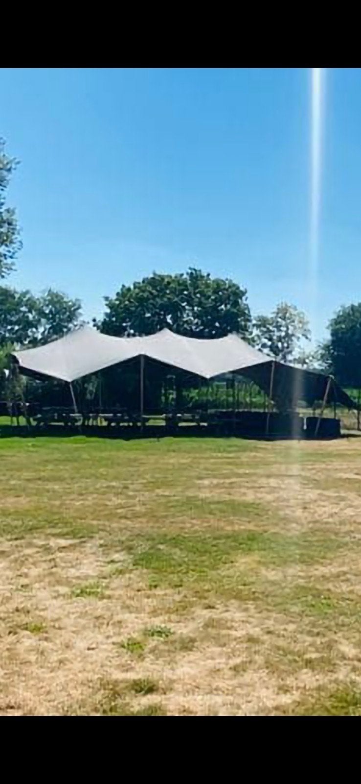 Grote Bonga Stretch Tent 15x10m, Ophalen