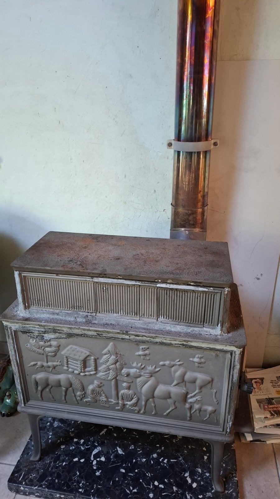 Houtkachel Jotul, Ophalen, Gebruikt, Houtkachel, Vrijstaand