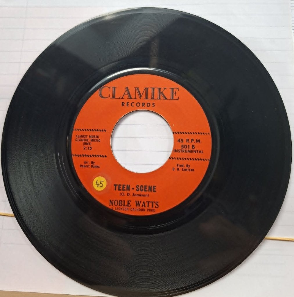 Popcorn Groove/Noble Watts - Tienerscène, Gebruikt, Originele persing, 7 inch, Ophalen of Verzenden