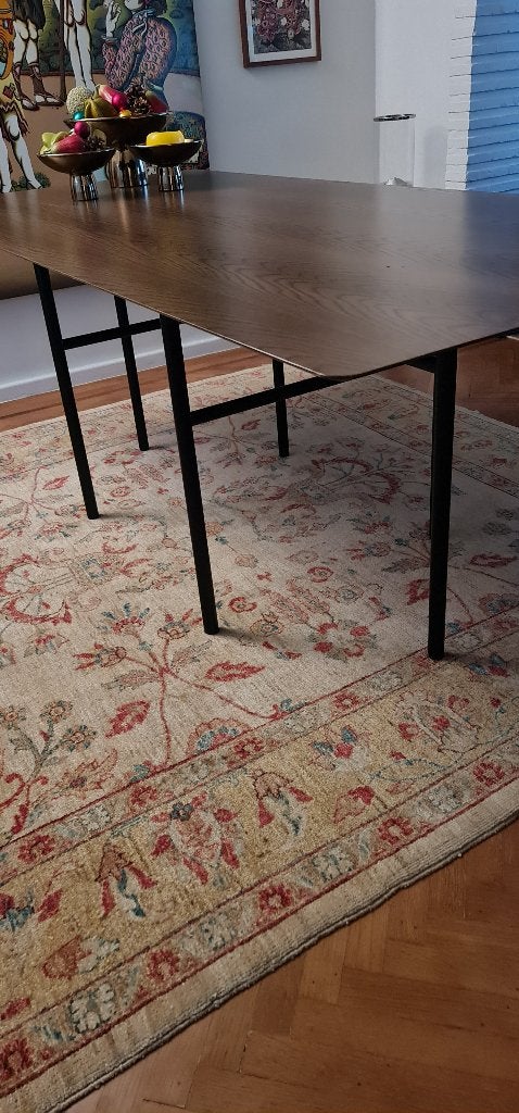 ZIEGLER TAPIJT MET BEIGE ACHTERGROND., Huis en Inrichting, Stoffering | Tapijten en Vloerkleden, Ophalen, Gebruikt, Beige, Classique Oriental
