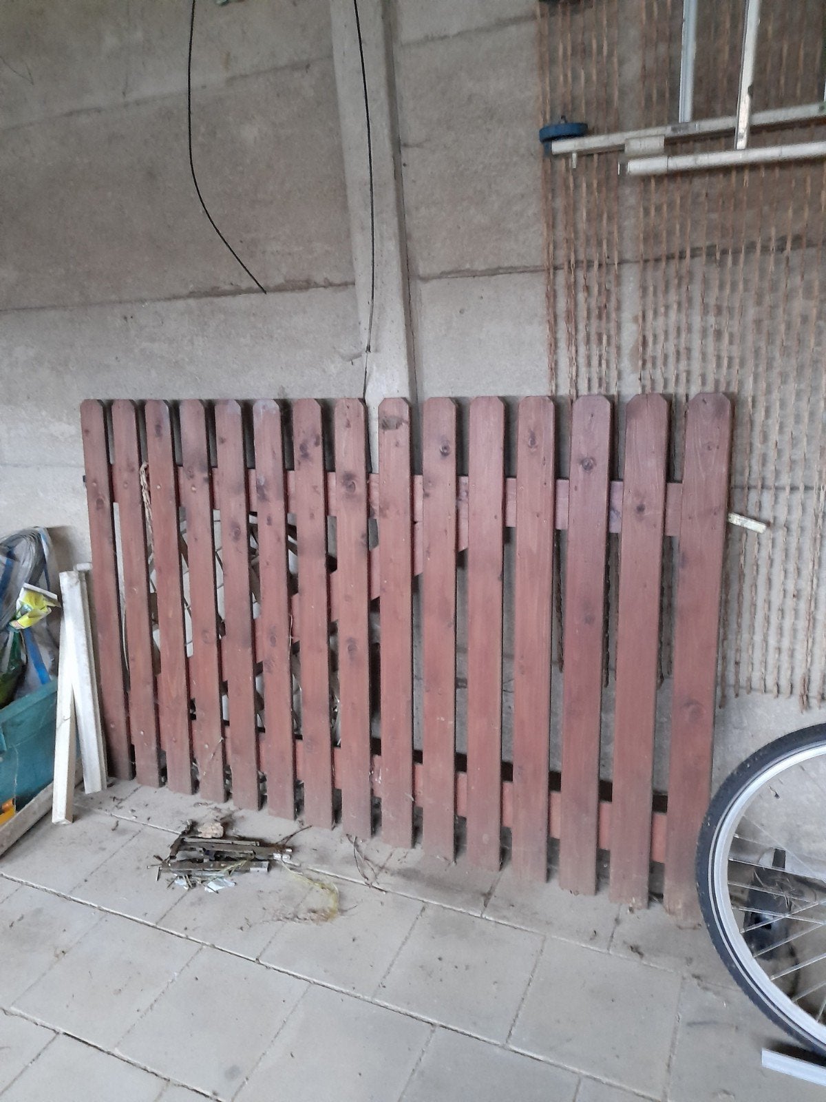 2 delige houten poort, Enlèvement