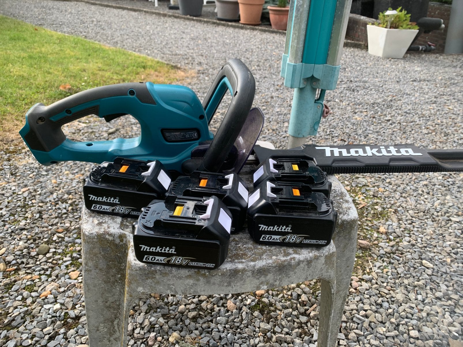 Makita heggenschaar, Tuin en Terras, Ophalen of Verzenden, Zo goed als nieuw