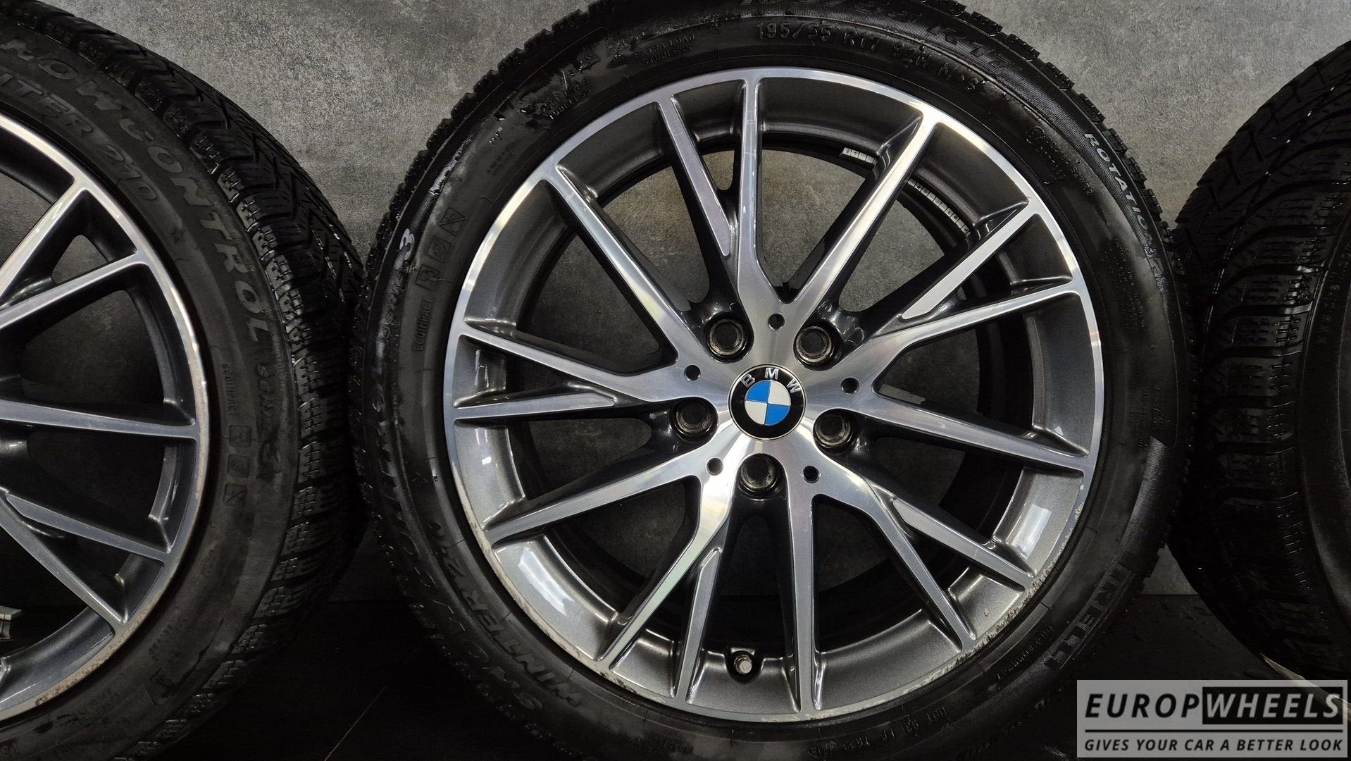 17 inch BMW velgen 1 F40 F41 2 Gran Coupe F44 489 Winter, Gebruikt, -, -, Banden en Velgen