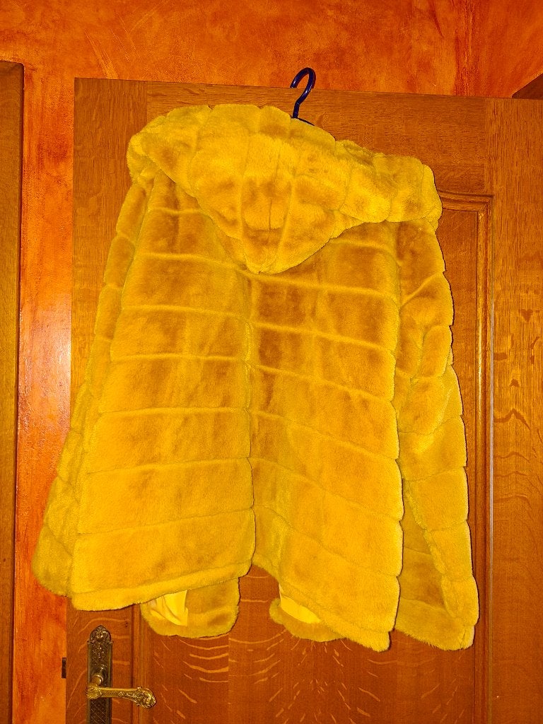 Manteau fourrure synthétique  Paprika M/L( 46-50), Taille 46/48 (XL) ou plus grande, Autres couleurs, Comme neuf, Enlèvement