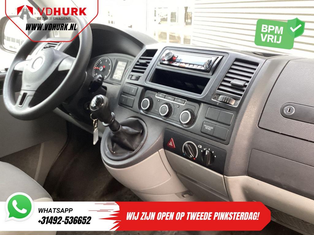 Volkswagen Transporter 2.0 TDI L2 EXPORT MARGE 9 Persoons/ C, Auto's, Bedrijf, 193 g/km, Te koop, Wit