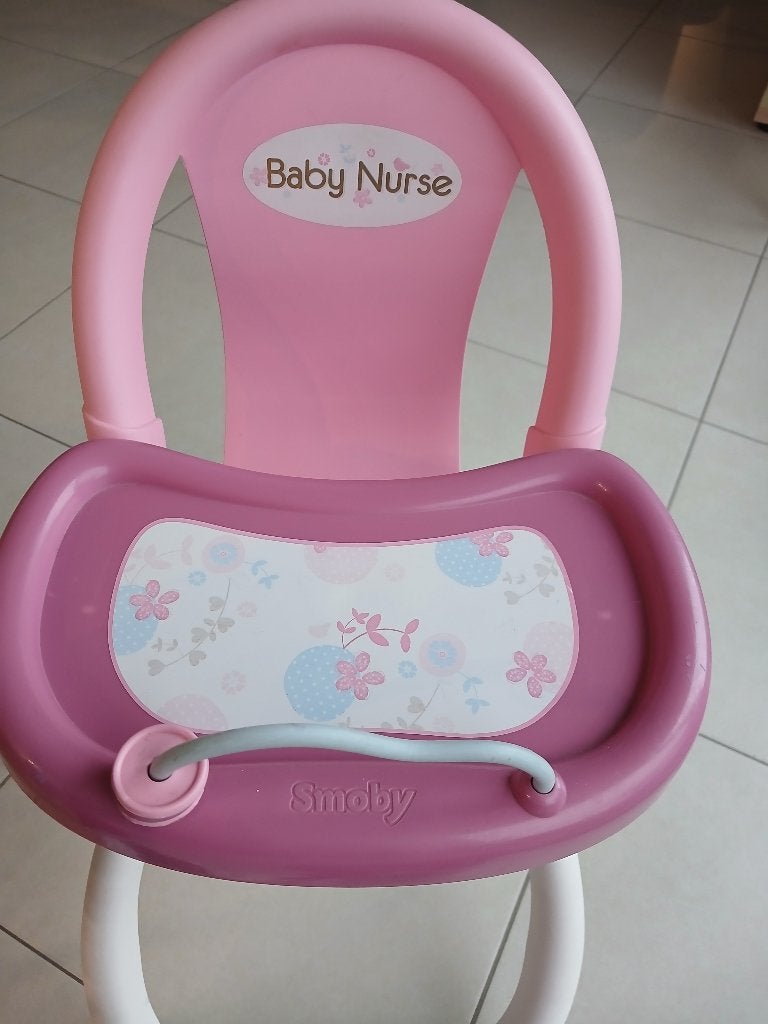 Chaise poupee bebe smoby baby nurse, Enlèvement, Comme neuf