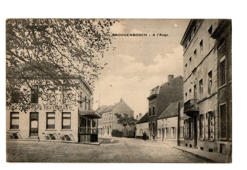 Drogenbos - A l'ange, Verzamelen, Ophalen of Verzenden, Voor 1920, Gelopen, Brussel (Gewest)