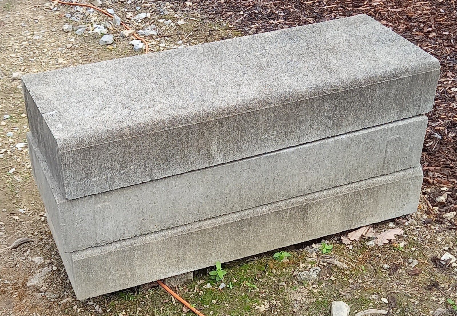 Étapes en béton, Enlèvement, Neuf, Béton, Bloc