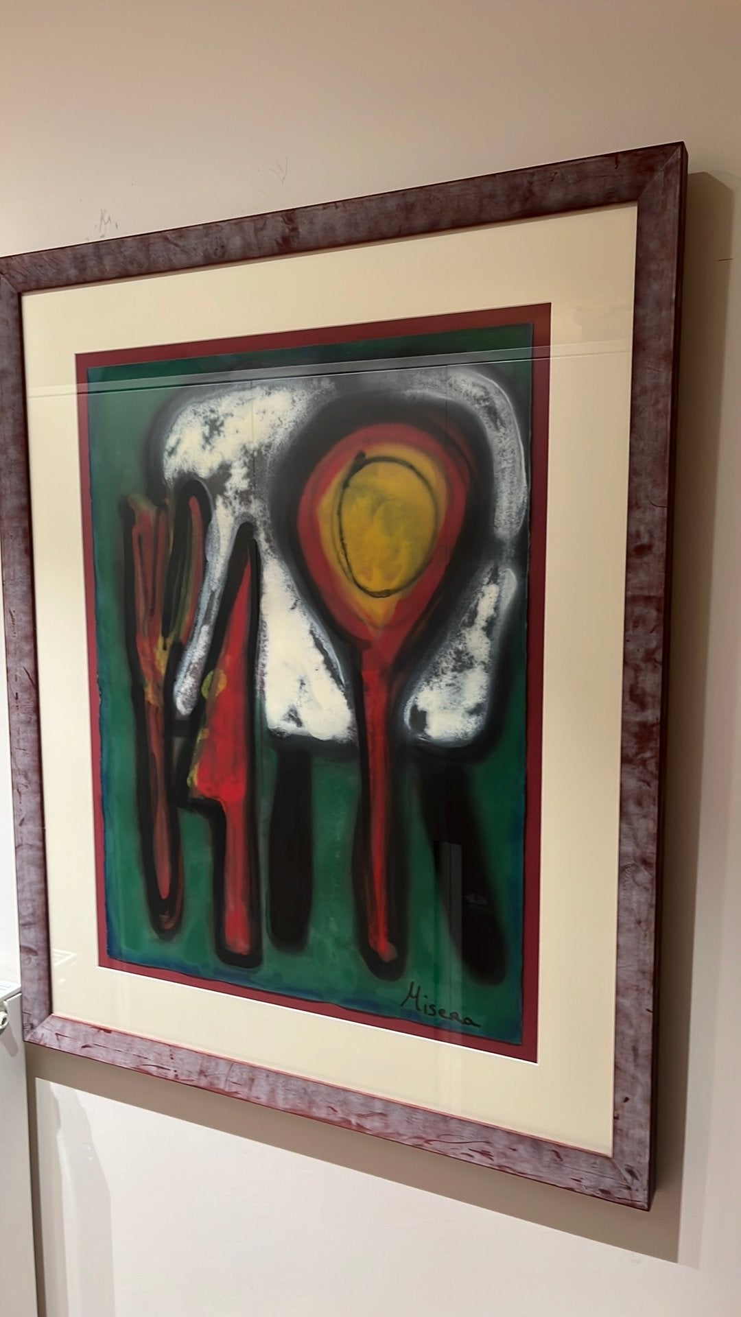 Schilderij van Misera, Antiquités & Art, Art | Peinture | Abstraite, Enlèvement