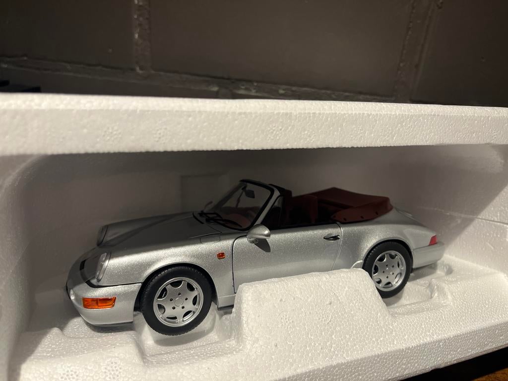Porsche 964 Cabrio, Ophalen, Zo goed als nieuw, Norev