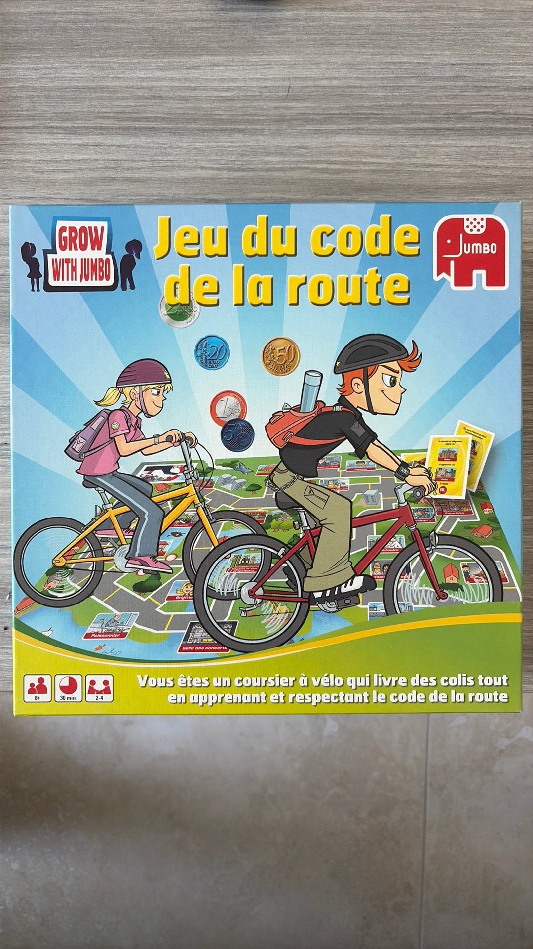 Jeu du code de la route à vélo, Enlèvement, Comme neuf