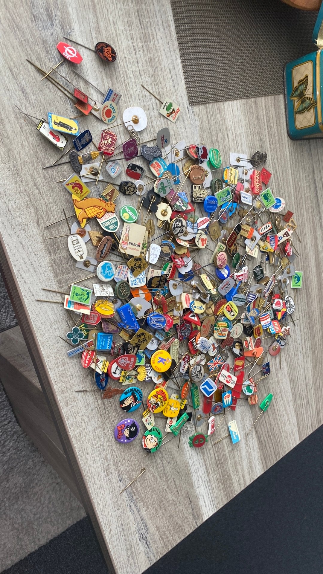 Oude speldjes, Verzamelen, Ophalen, Gebruikt, Speldje of Pin