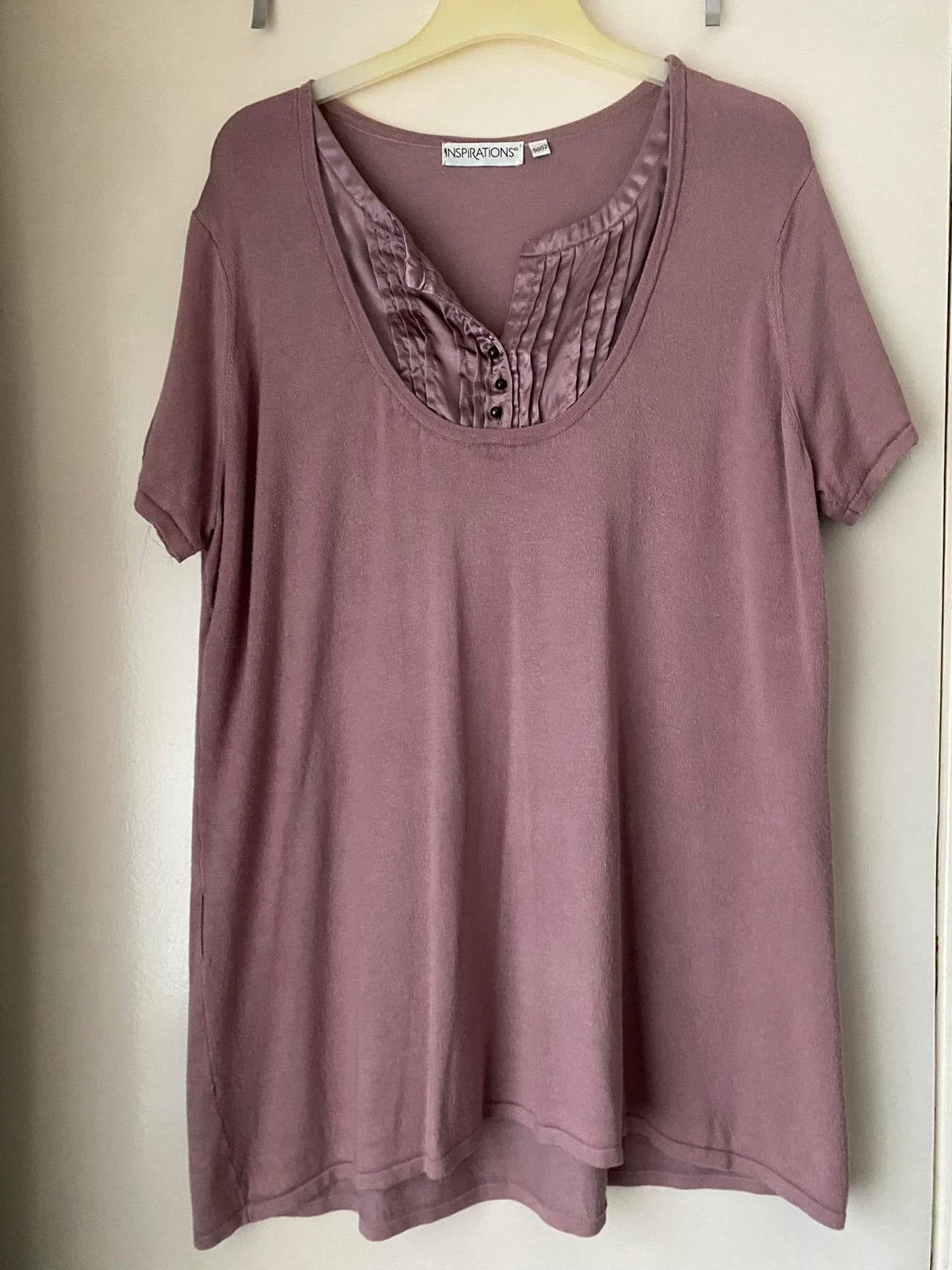 Soepelvallende blouse van Inspirations — Grote maat 50/52, Kleding | Dames, Grote Maten, Ophalen of Verzenden, Zo goed als nieuw