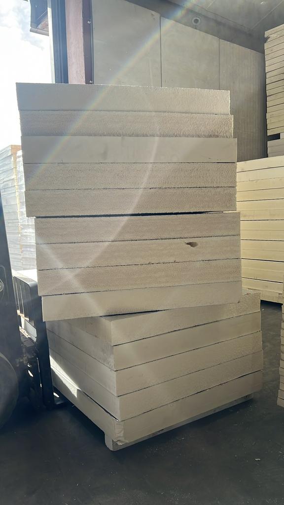 Isolatieplaten pir aluminium 140mm Betreft B/C keus, Doe-het-zelf en Bouw, Dakisolatie, Nieuw, Ophalen of Verzenden, Hardschuim (Pir)