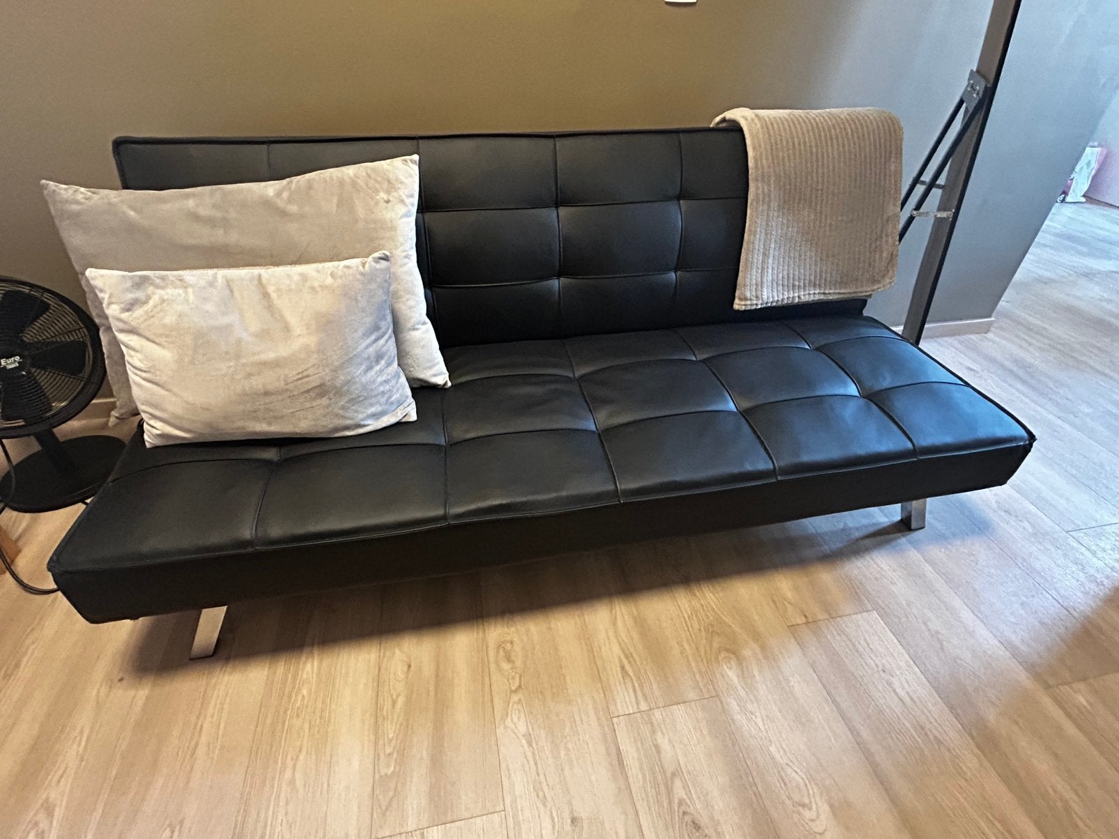Zetelbed (zwart), Ophalen, Zo goed als nieuw, Zwart