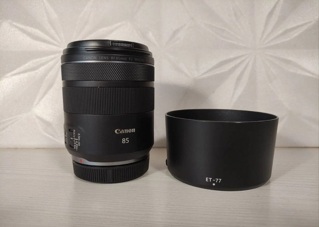 canon RF 85mm f 2 macro is stm, Audio, Tv en Foto, Canon, Canon RF, Ophalen of Verzenden, Zo goed als nieuw
