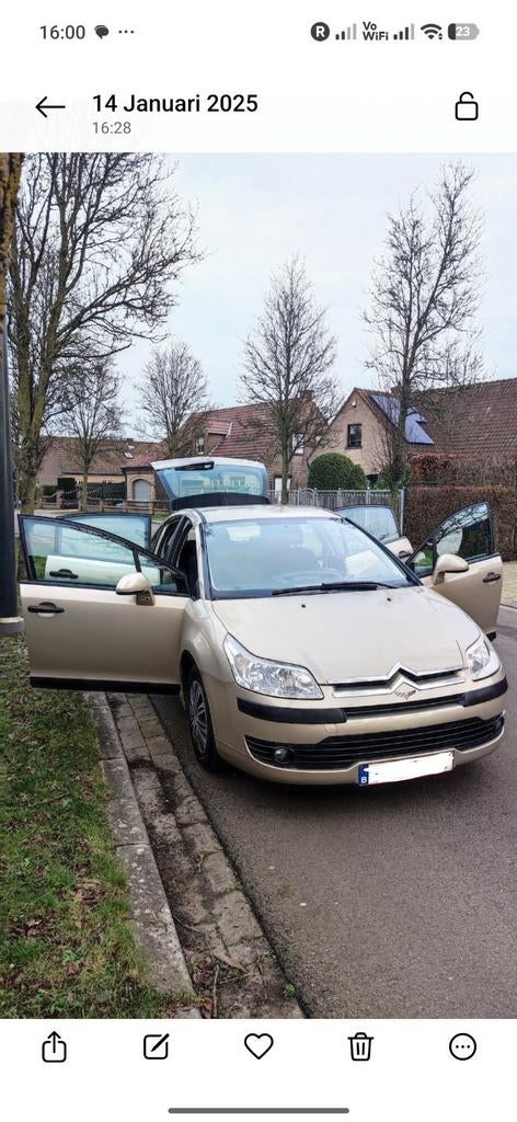 Citroën C4 en très bon état, homologuée à la vente, Enlèvement