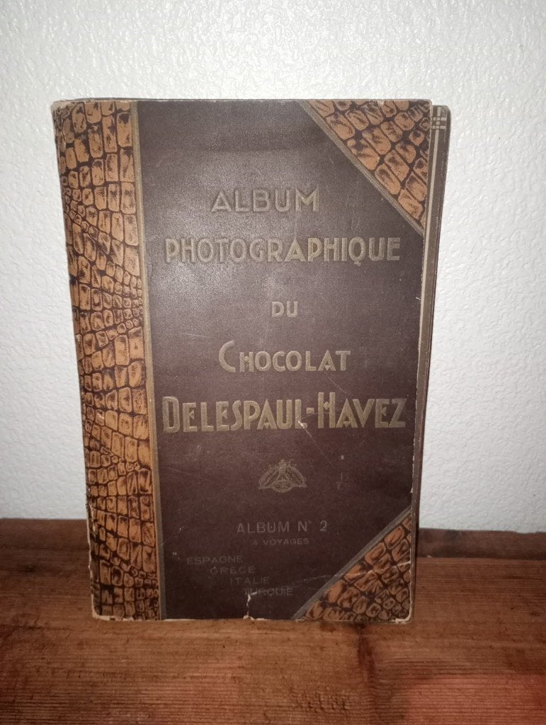 Album chromo chocolat Delespaul-Havez, Enlèvement ou Envoi, Utilisé, Panneau publicitaire